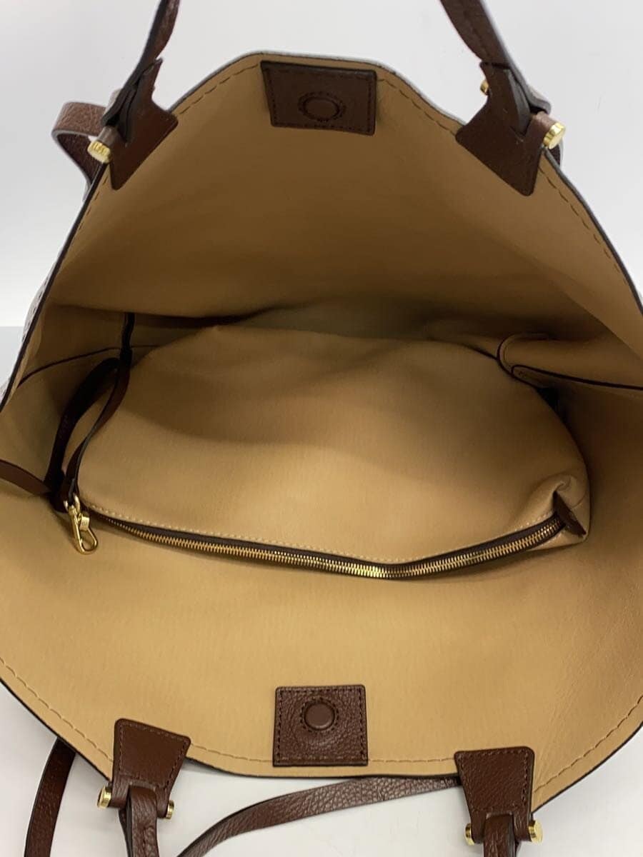 LORISTELLA tote bag leather BRW plain 6