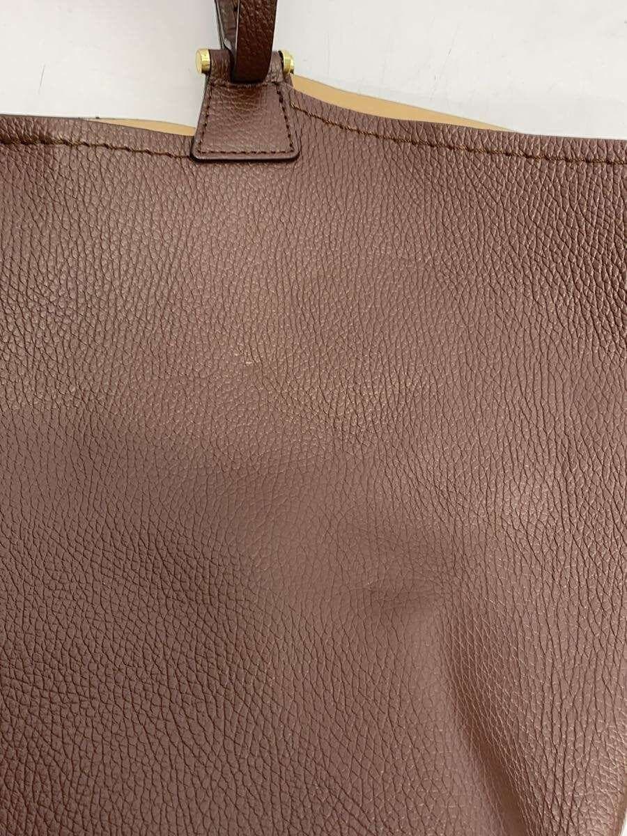 LORISTELLA tote bag leather BRW plain 7