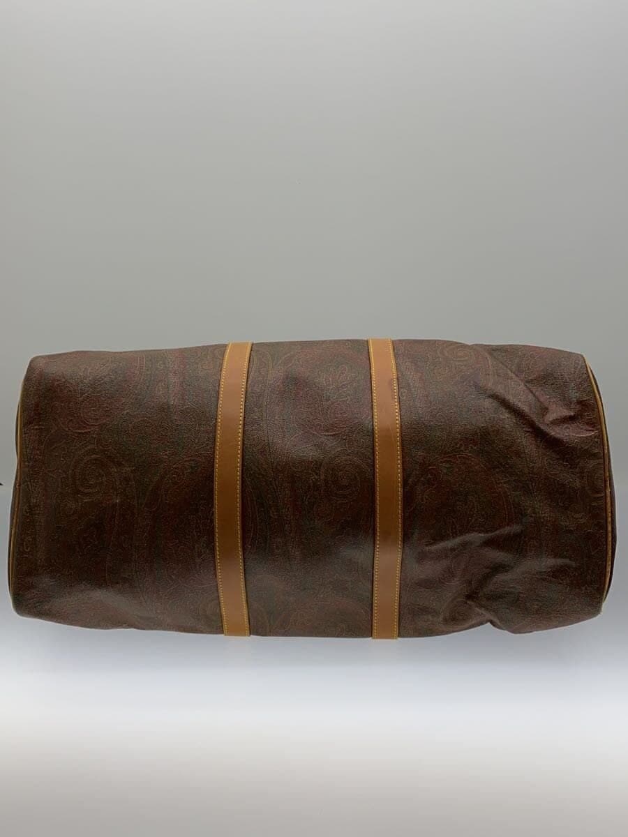 ETRO※Leather deterioration, peeling of plating present Boston bag Leather BRW 4