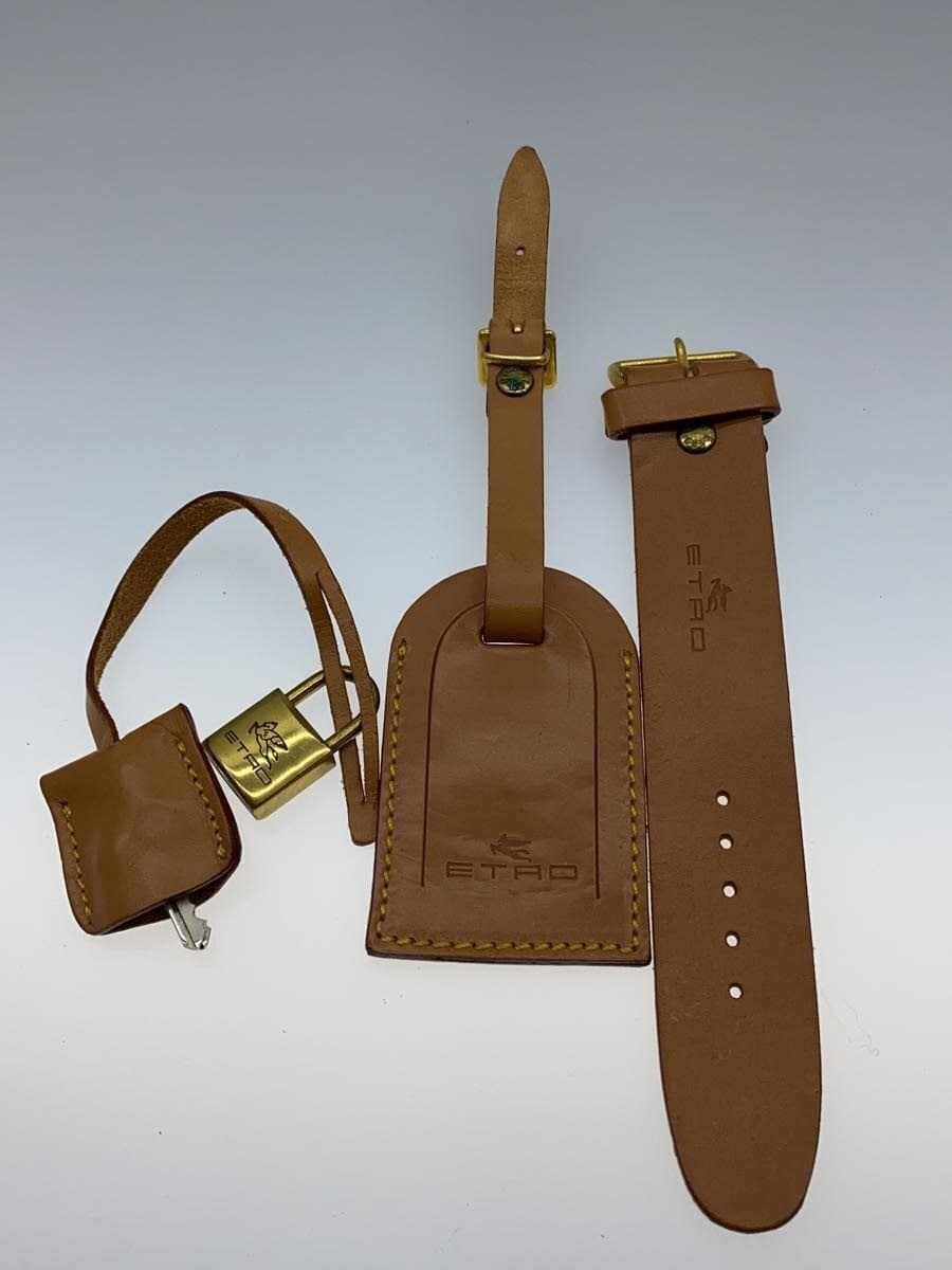 ETRO※Leather deterioration, peeling of plating present Boston bag Leather BRW 7