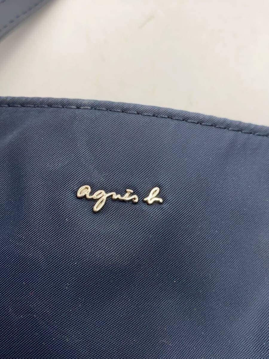 agnes b. Tote Bag NVY Solid 5