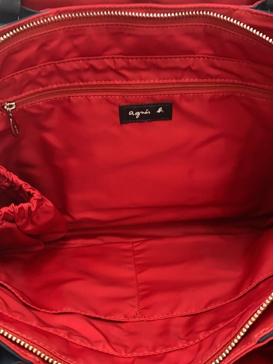 agnes b. Tote Bag NVY Solid 6