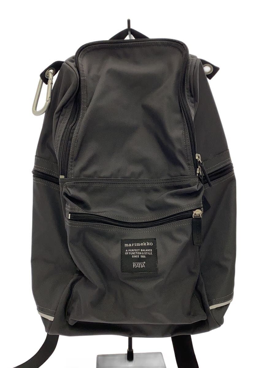 marimekko Backpack Polyester GRY Solid