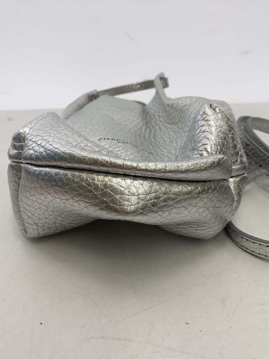 GIANNI CHIARINI Shoulder Bag SLV Solid 4