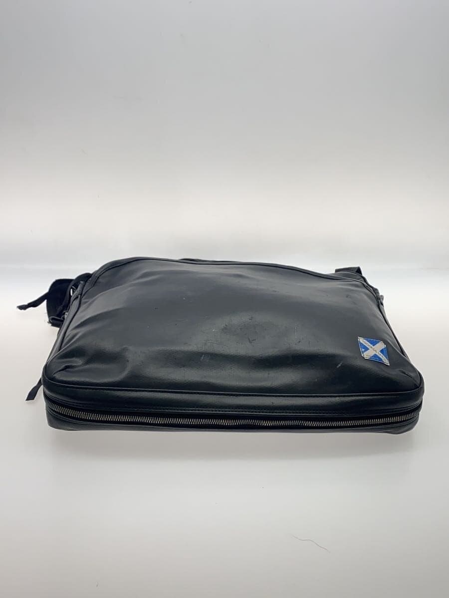 LUGGAGE LABEL Briefcase Leather BLK Solid 3862-1021 4