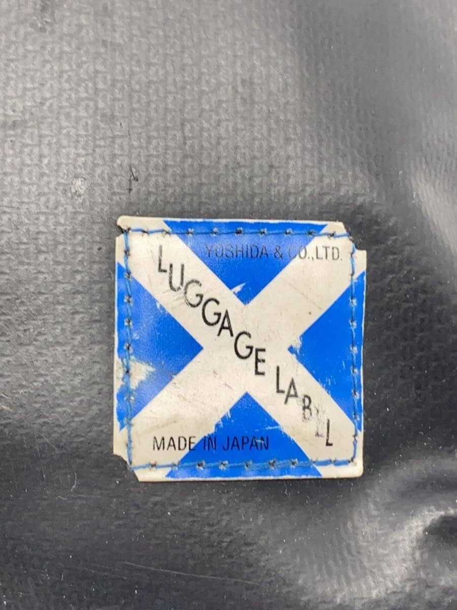 LUGGAGE LABEL Briefcase Leather BLK Solid 3862-1021 5