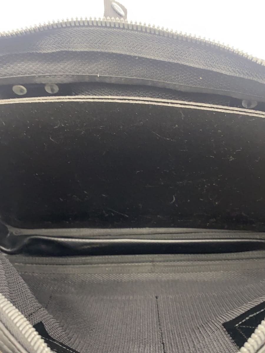 LUGGAGE LABEL Briefcase Leather BLK Solid 3862-1021 6