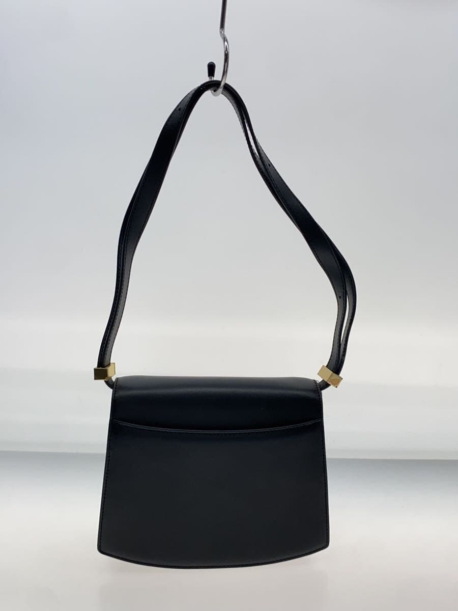 CAFUNE Shoulder Bag Leather Black Plain 3