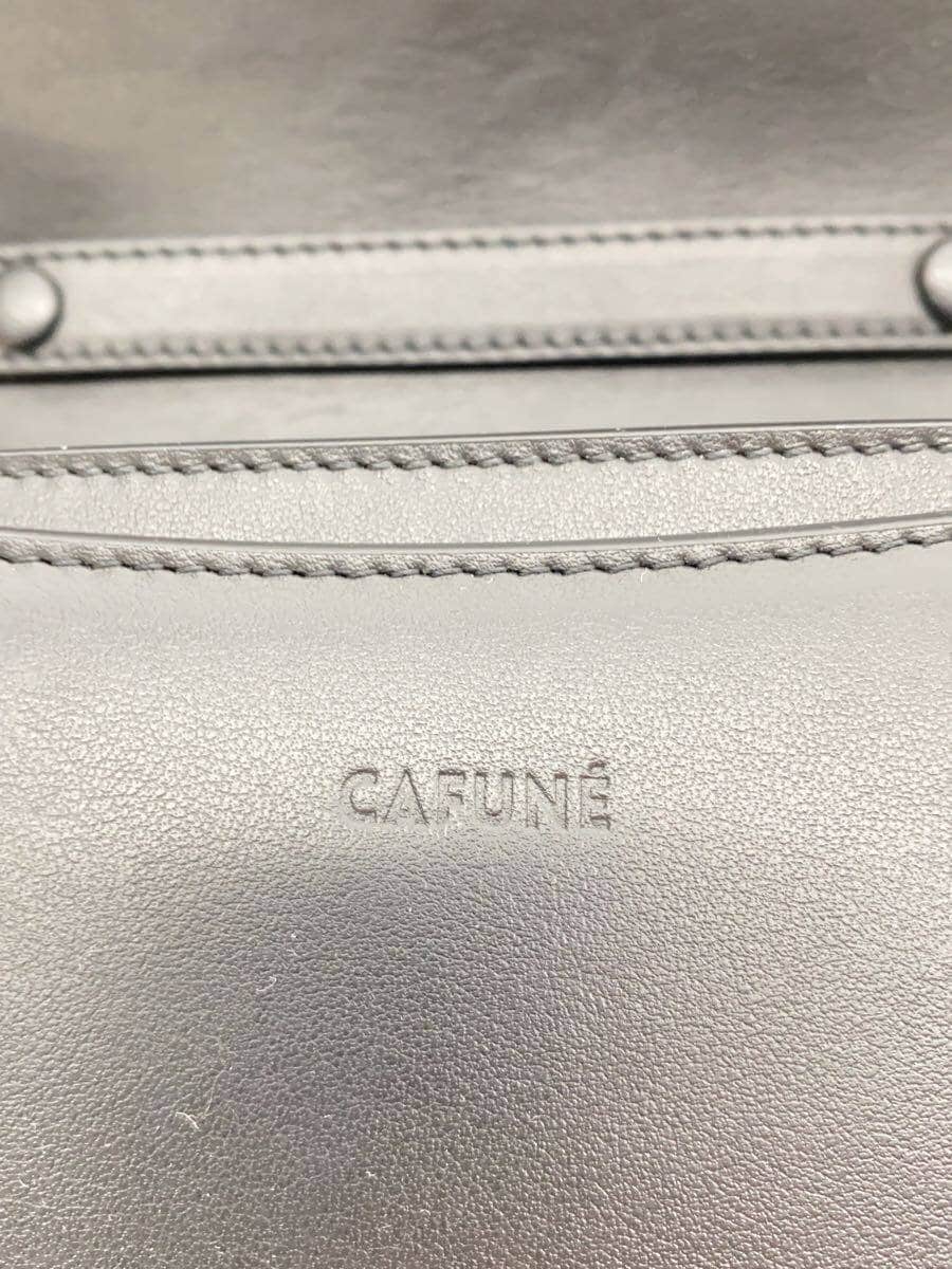 CAFUNE Shoulder Bag Leather Black Plain 5