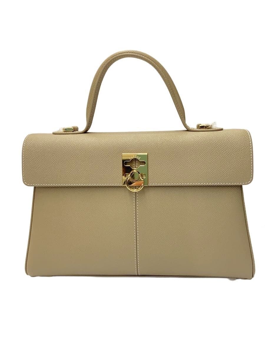 CAFUNE Shoulder Bag Leather CRM Plain