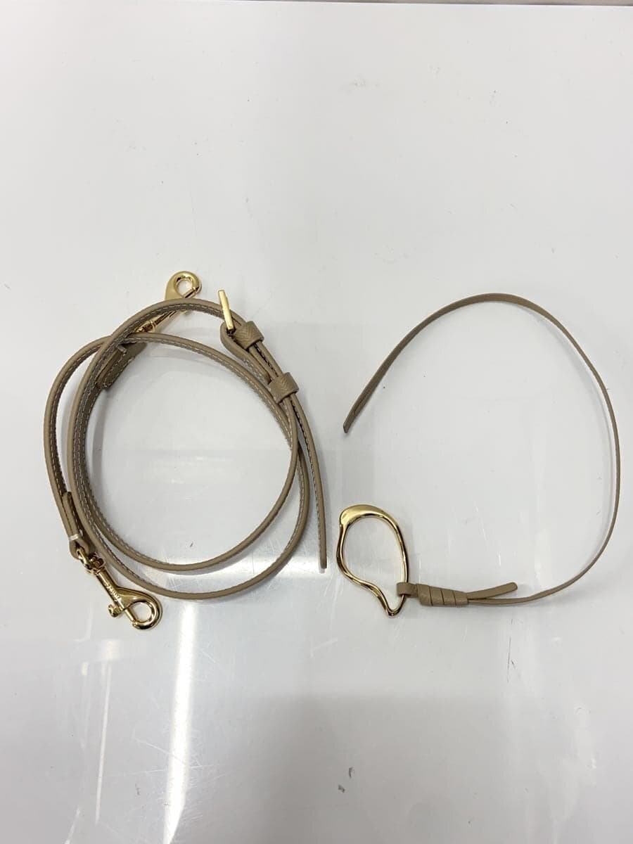 CAFUNE Shoulder Bag Leather CRM Plain 8