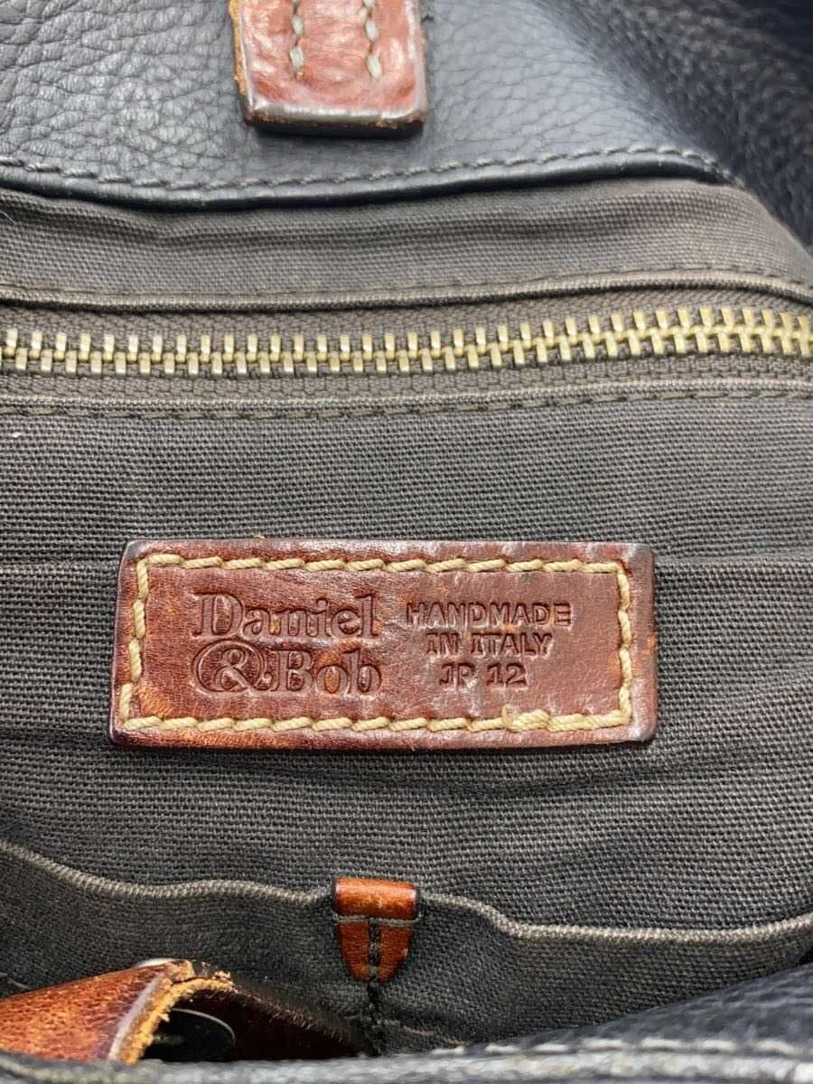 Daniel&Bob Shoulder Bag Cowhide BLK Solid 5