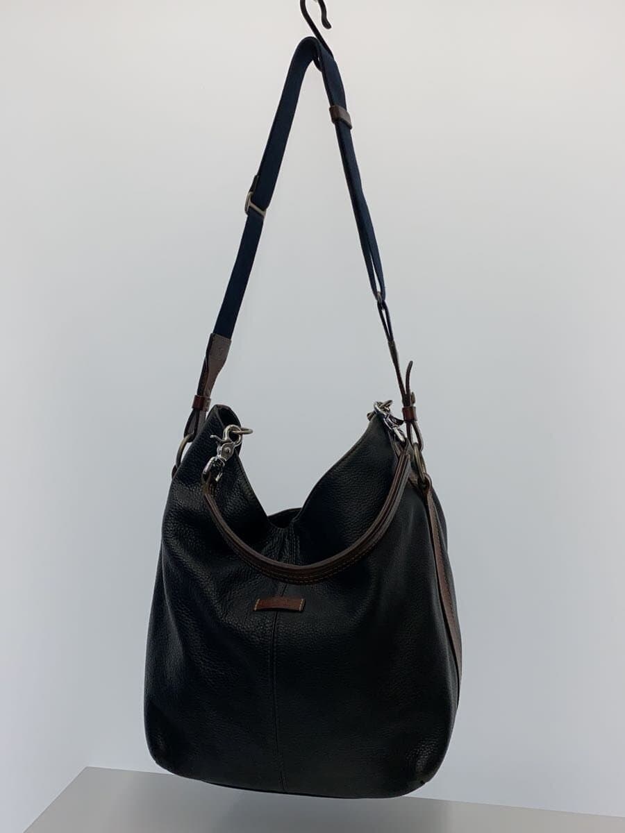 Daniel&Bob Shoulder Bag Cowhide BLK Solid 7