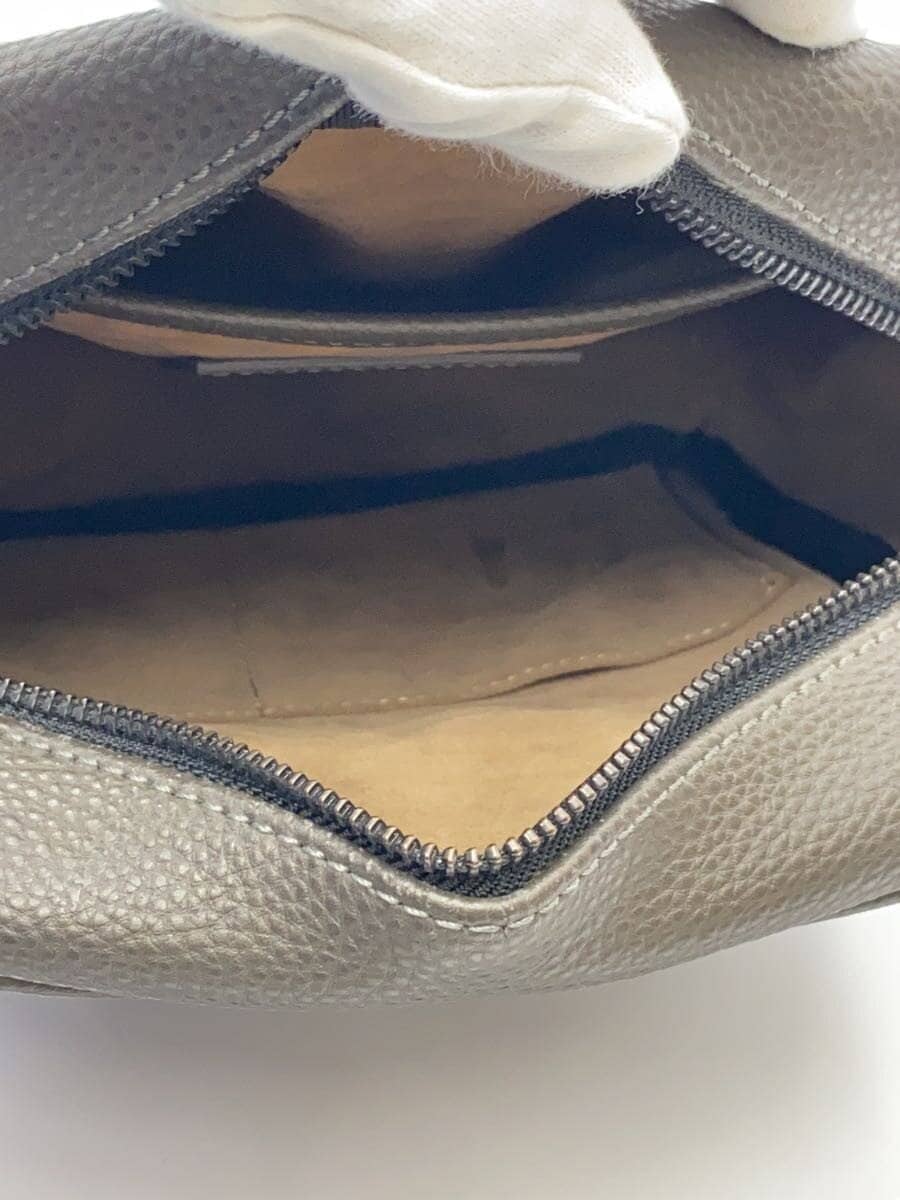 YUKINO Shoulder Bag Leather BRW Solid 6