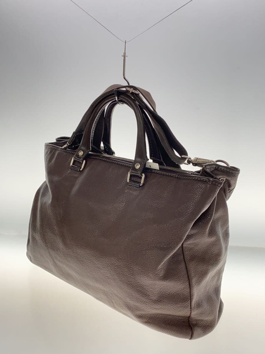 STEFANOMANO Tote Bag Leather BRW Solid 2