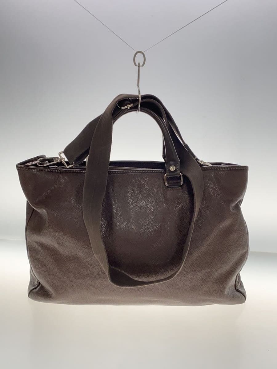 STEFANOMANO Tote Bag Leather BRW Solid 3