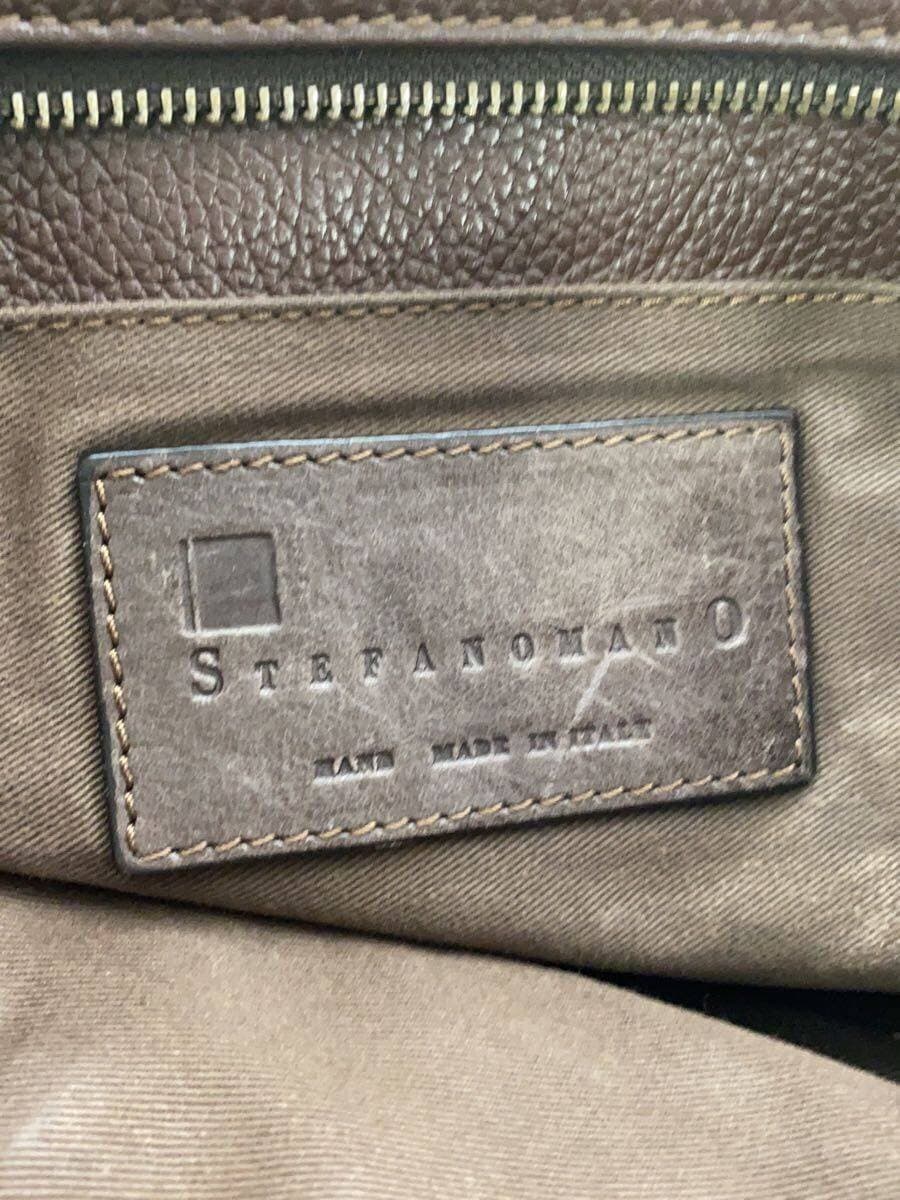 STEFANOMANO Tote Bag Leather BRW Solid 5
