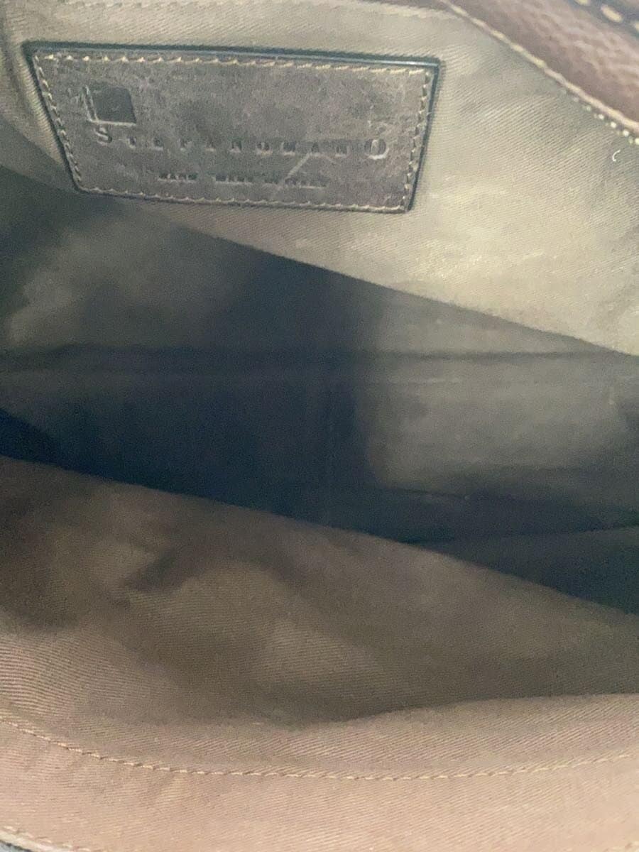 STEFANOMANO Tote Bag Leather BRW Solid 6