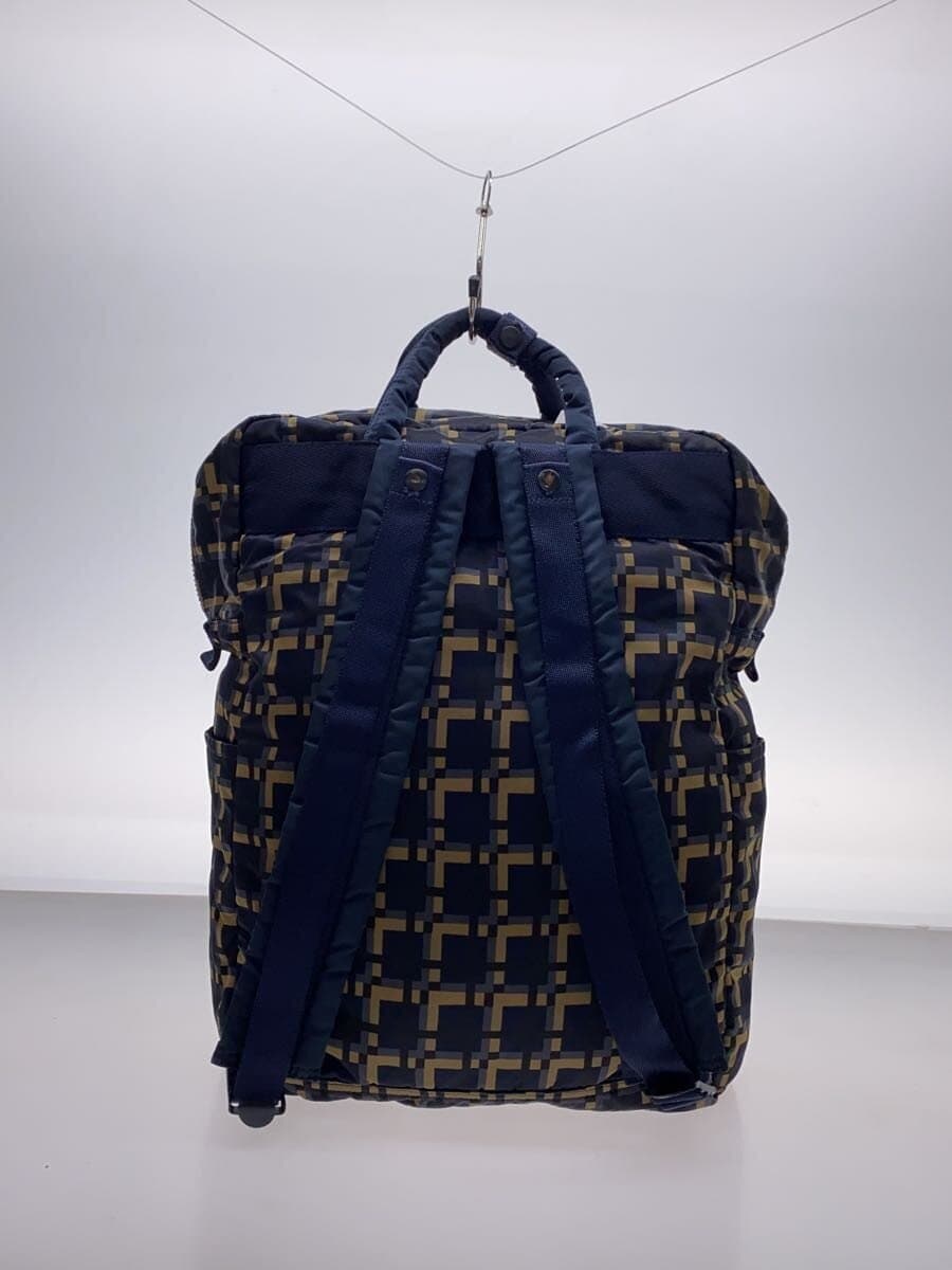 PORTER × MARNI Backpack Nylon NVY Check 3