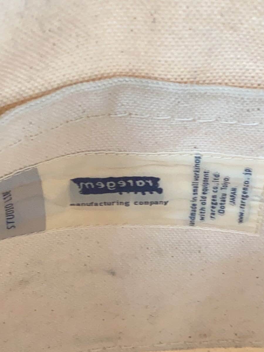 raregem Shoulder Bag Canvas CRM Solid 5