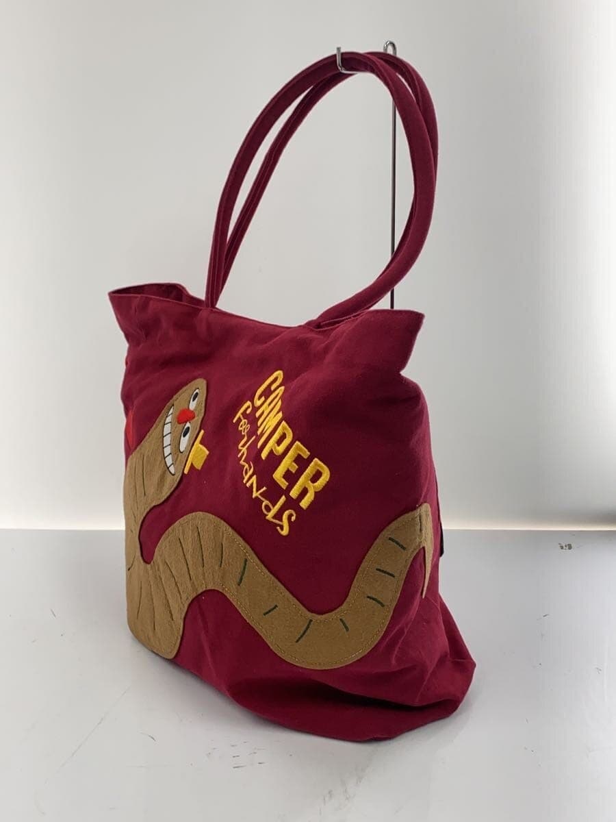 Camper tote bag Canvas RED 2