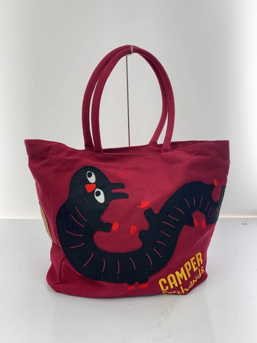 Camper tote bag Canvas RED 3