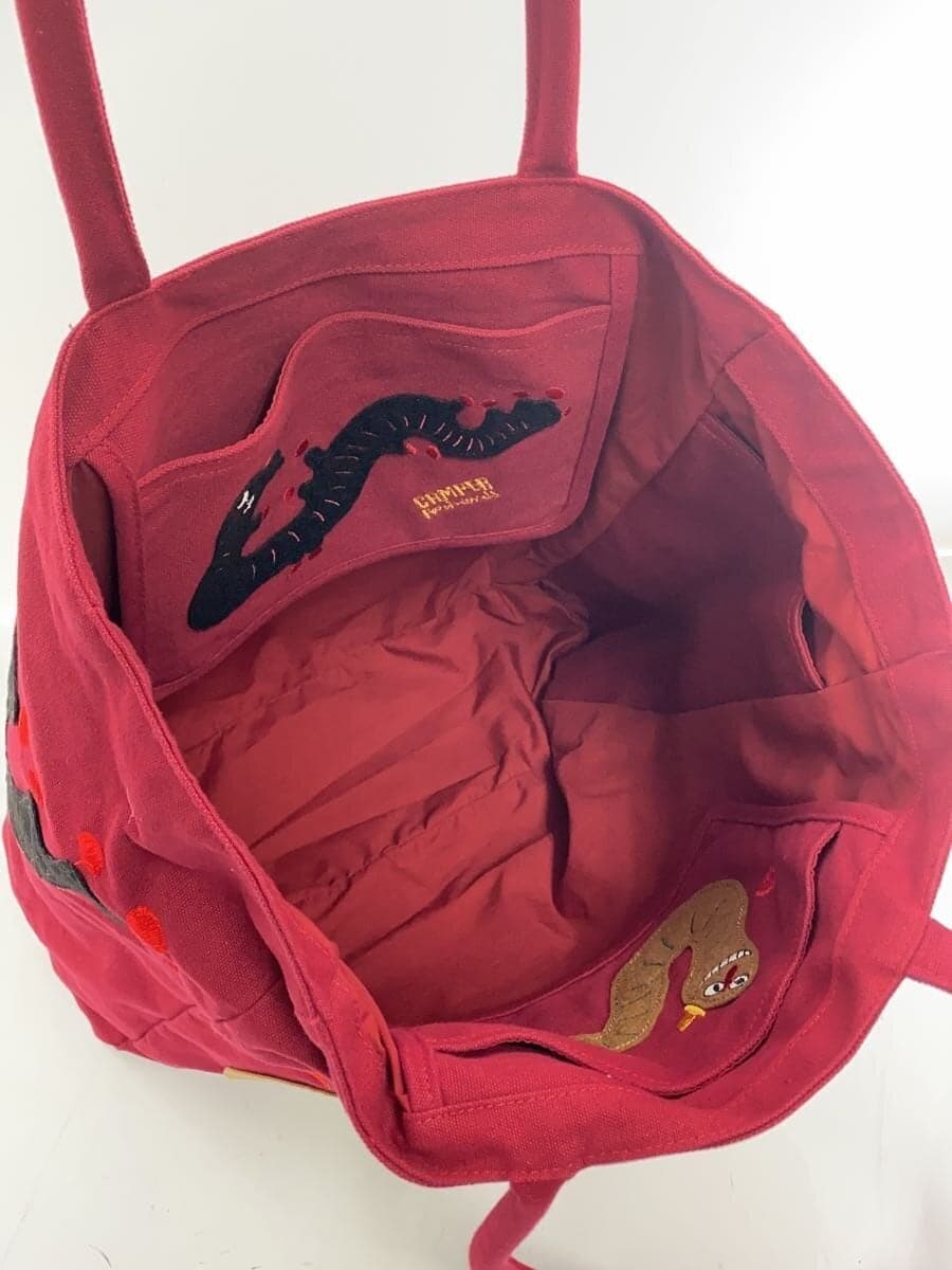 Camper tote bag Canvas RED 5