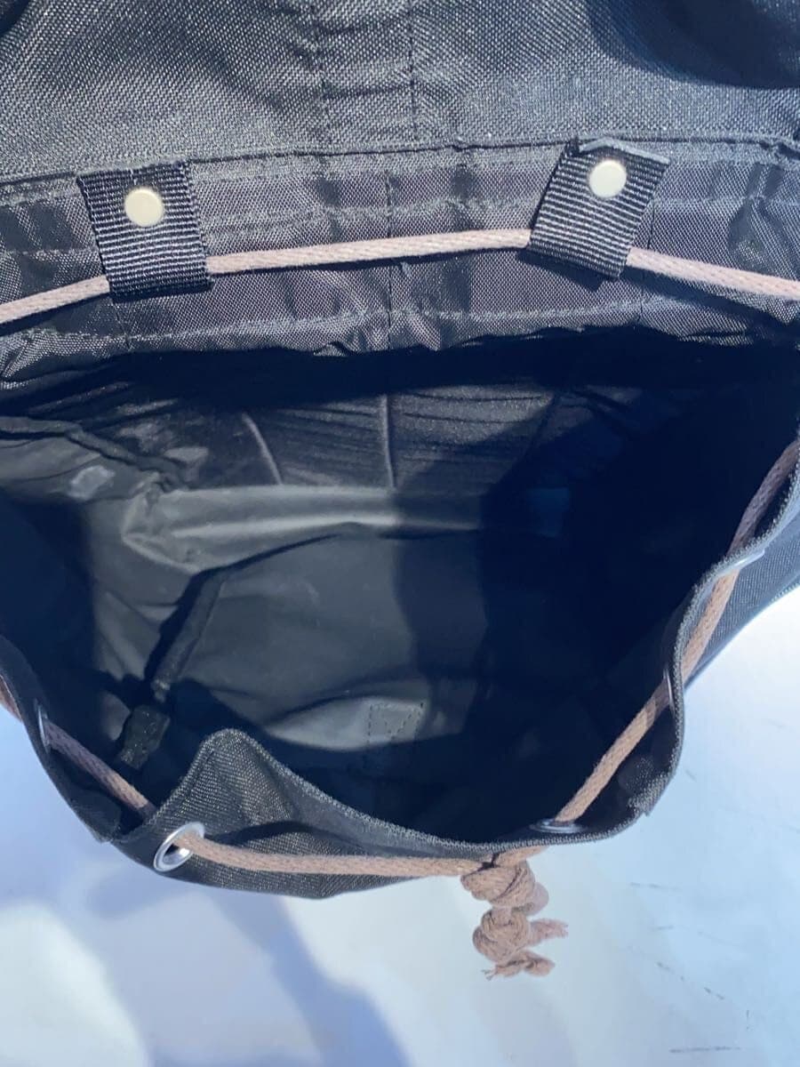 PORTER backpack canvas BLK plain 6