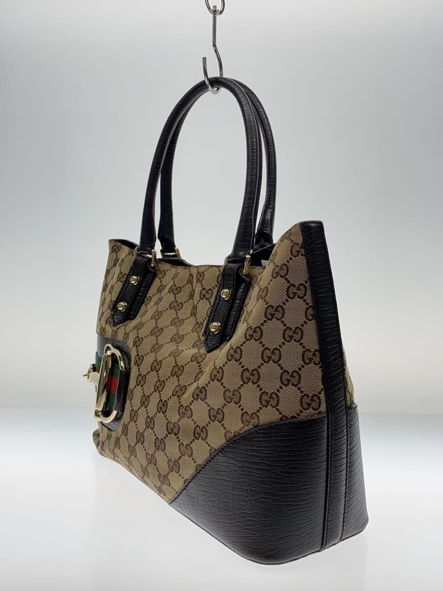 GUCCI Tote Bag_GG Canvas Canvas BRW 2