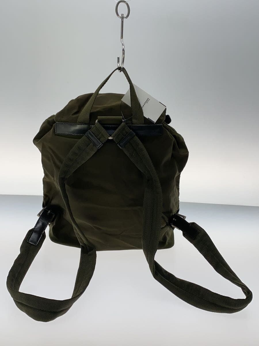 PRADA Backpack Nylon KHK 3