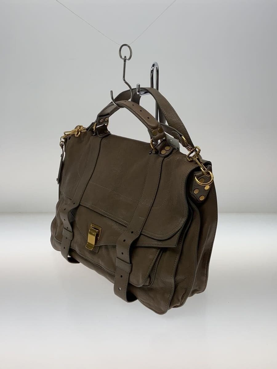 PROENZA SCHOULER shoulder bag leather BEG plain 004 2