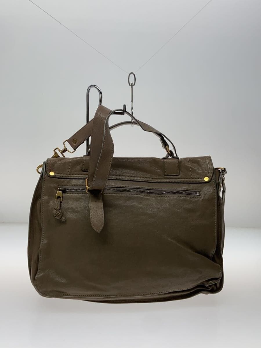 PROENZA SCHOULER shoulder bag leather BEG plain 004 3