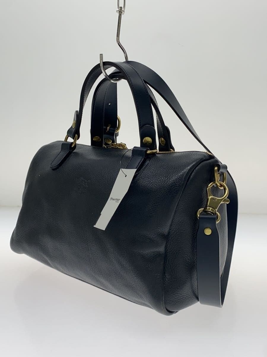 IL BISONTE Shoulder Bag Leather NVY 2