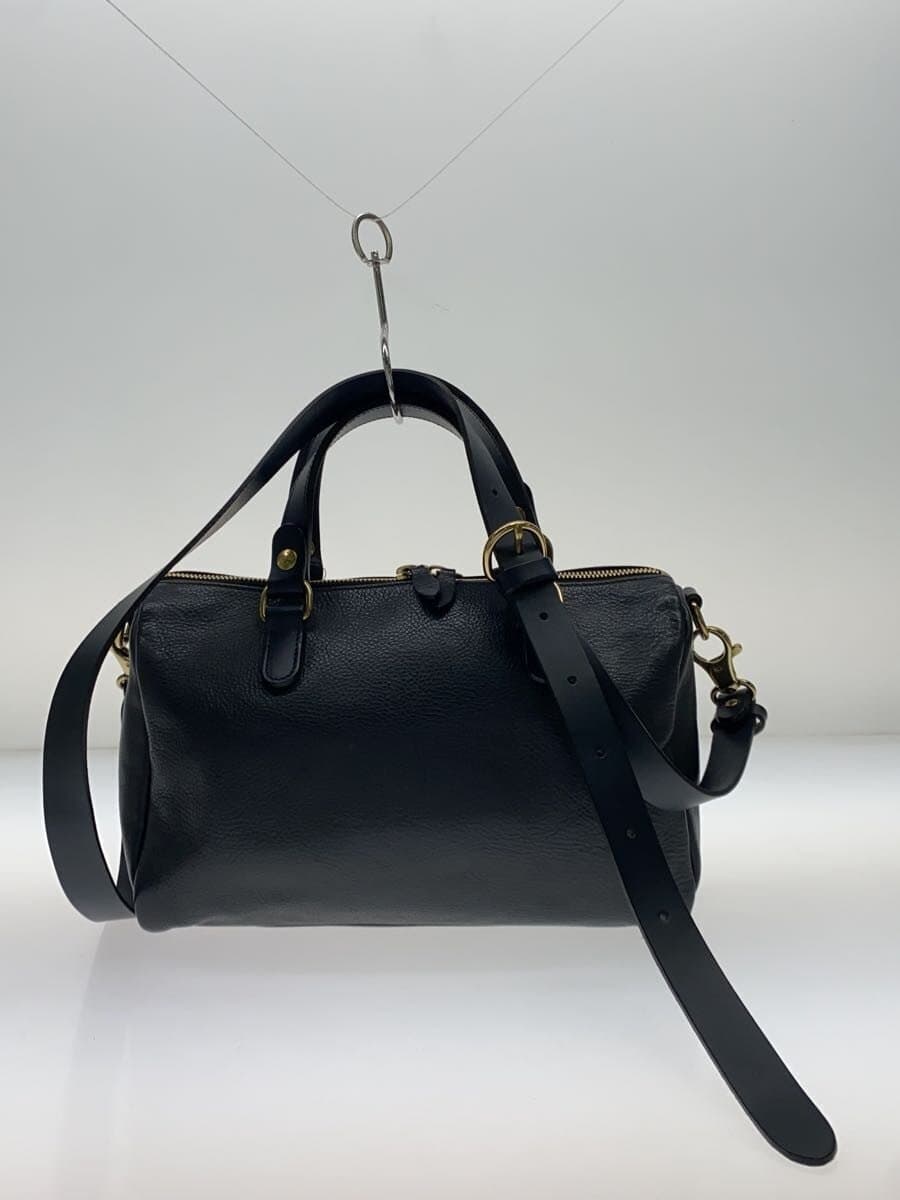 IL BISONTE Shoulder Bag Leather NVY 3