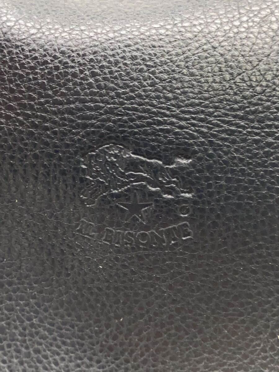 IL BISONTE Shoulder Bag Leather NVY 5