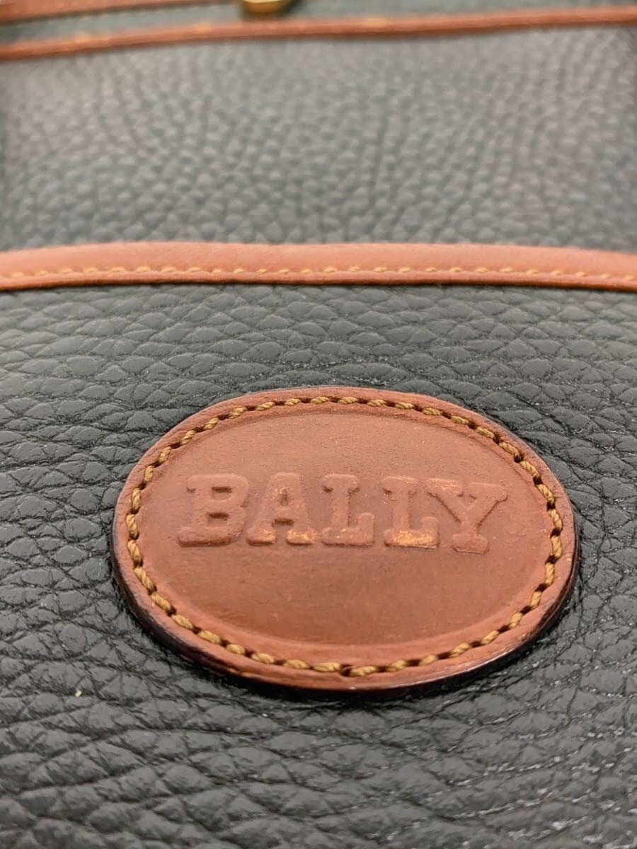 BALLY Boston Bag Leather GRN Solid 5
