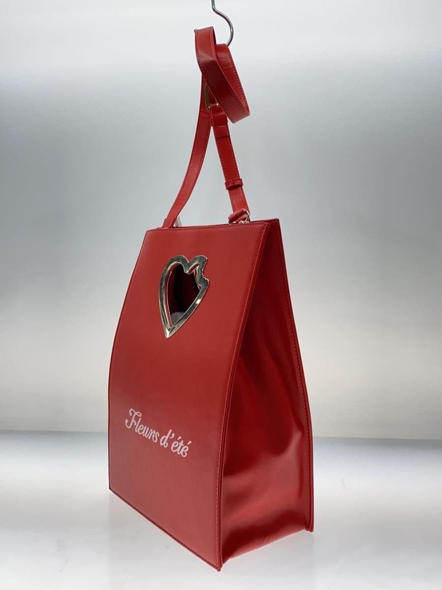 Girls Don’t Cry Shoulder Bag Faux Leather RED 2