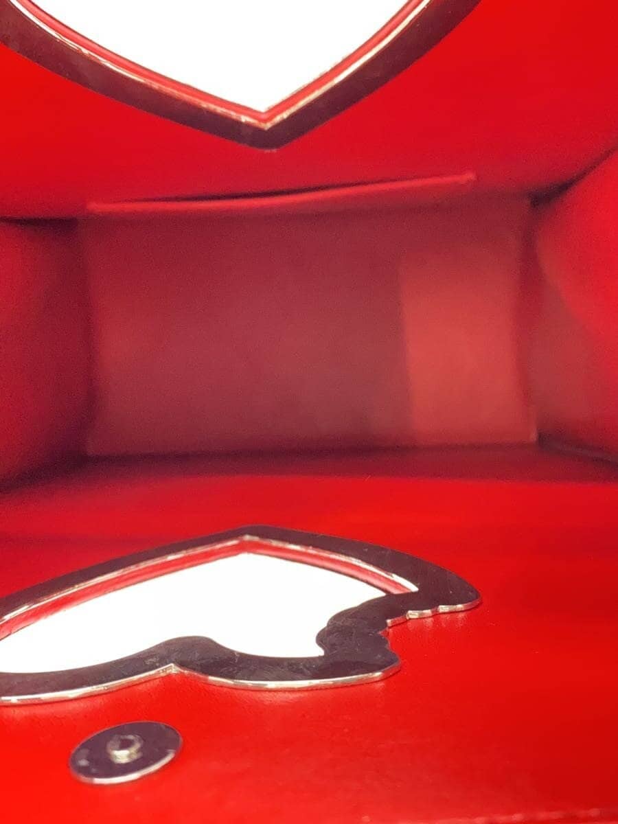 Girls Don’t Cry Shoulder Bag Faux Leather RED 6