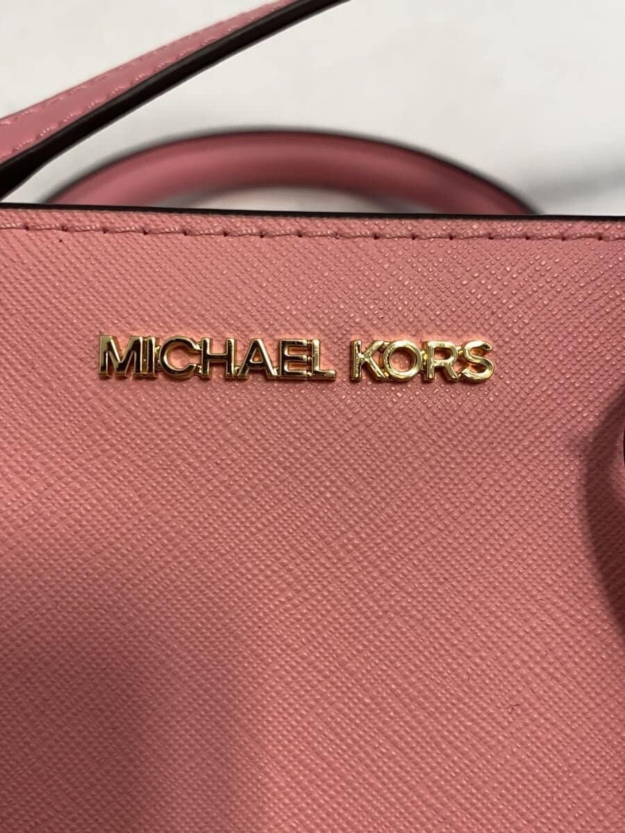 MICHAEL KORS Shoulder Bag Leather PNK 5