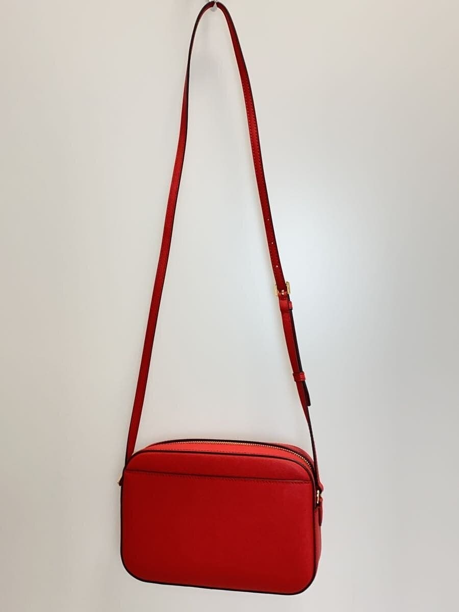 MICHAEL KORS Shoulder Bag Leather RED 3