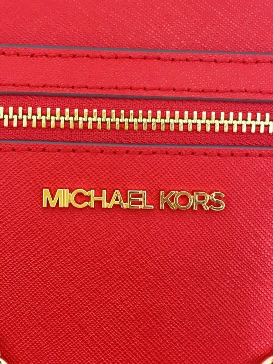 MICHAEL KORS Shoulder Bag Leather RED 5