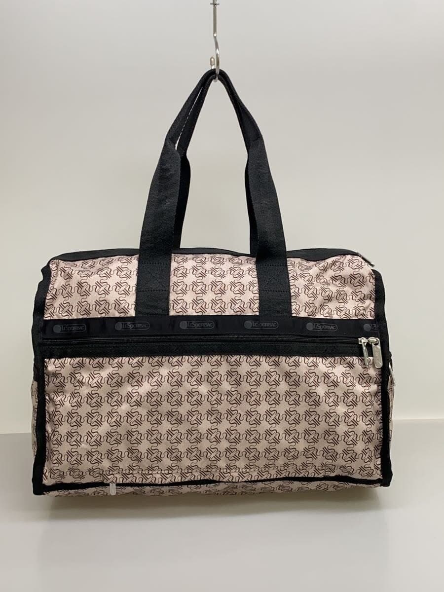 LESPORTSAC Shoulder Bag Polyester BEG All Over Pattern HV12 3