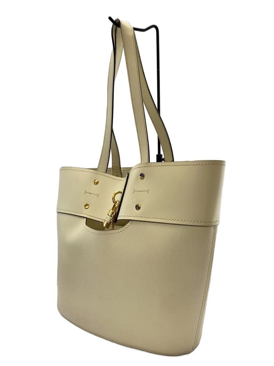 Chloe tote bag leather WHT 2