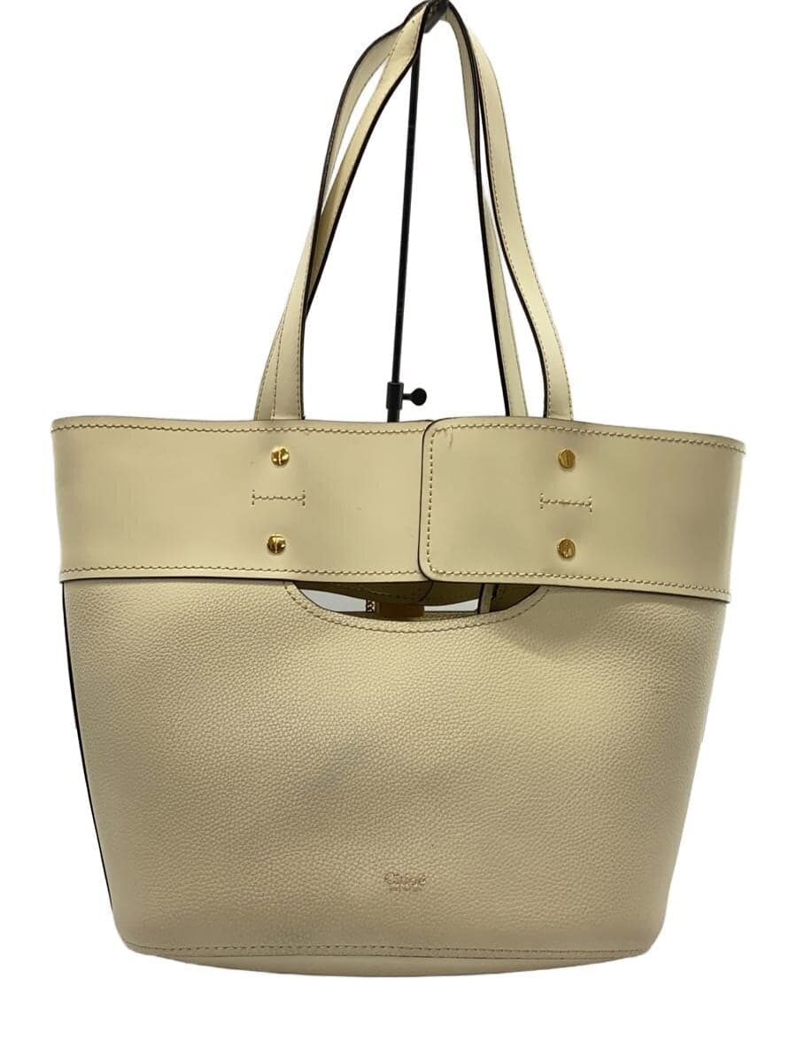 Chloe tote bag leather WHT 3