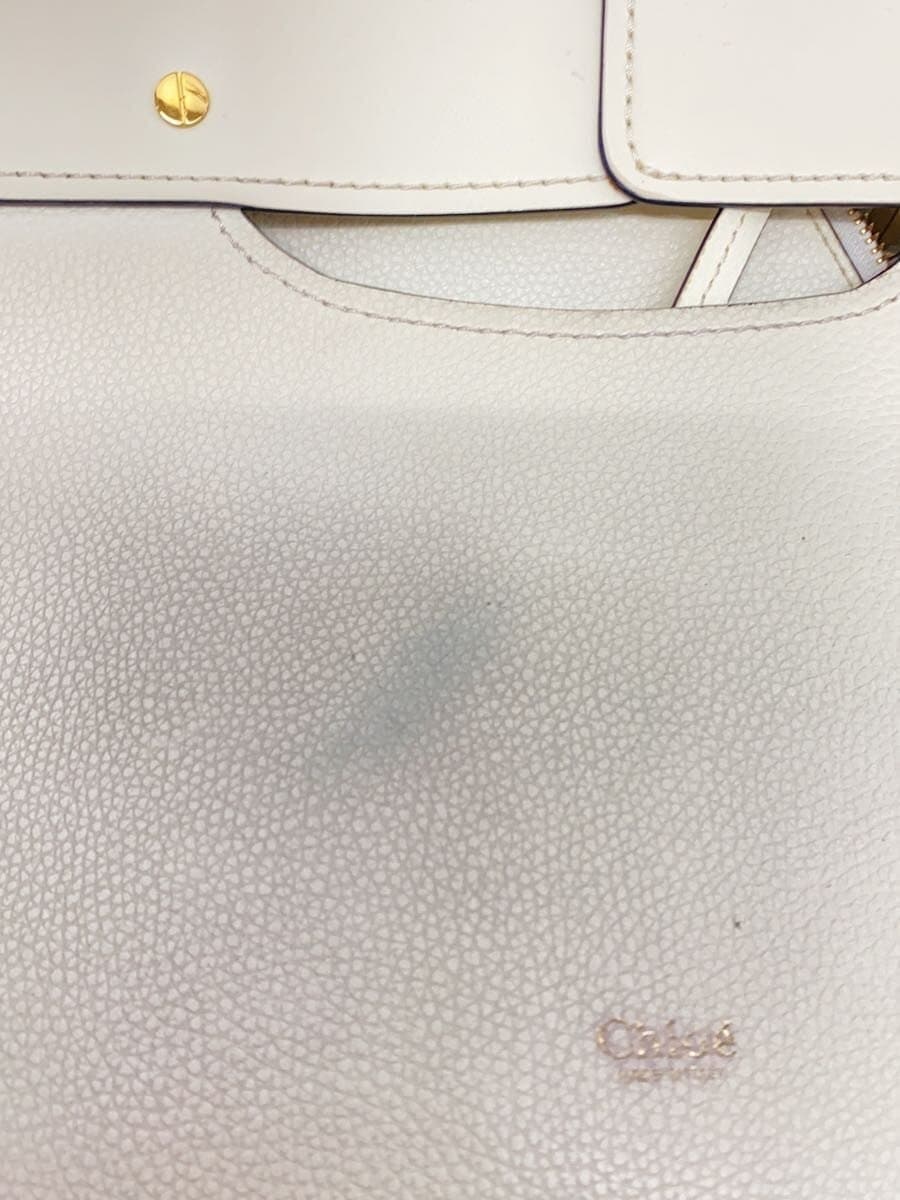 Chloe tote bag leather WHT 7