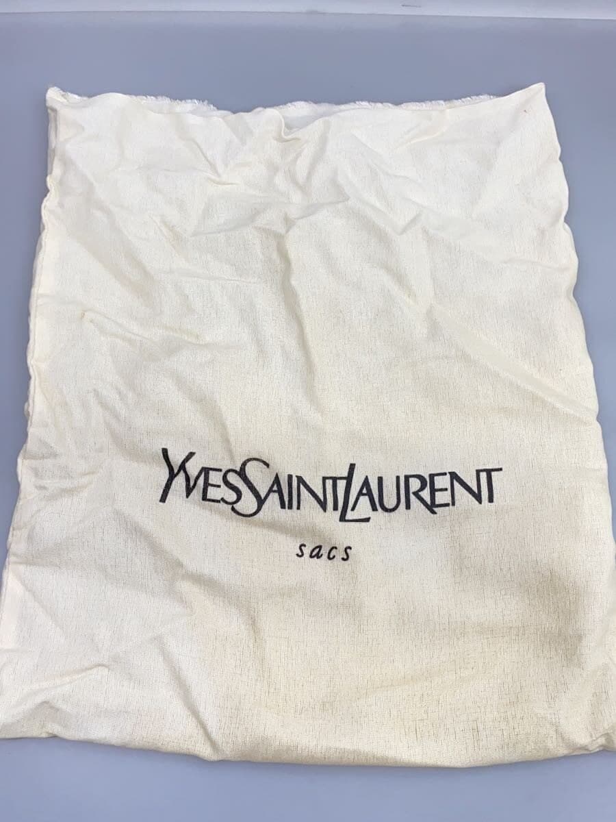 YVES SAINT LAURENT Shoulder Bag Leather BLK 7