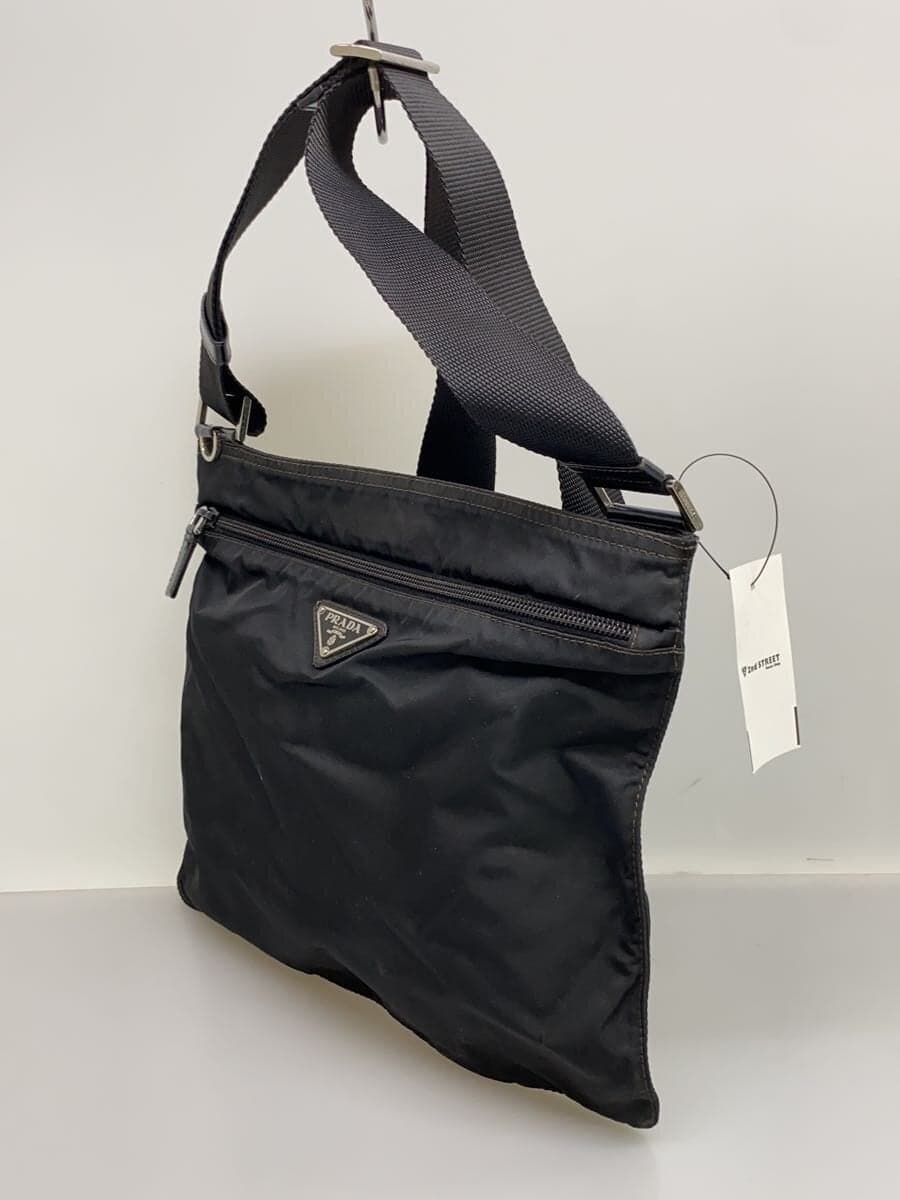 PRADA Shoulder Bag Nylon BLK 1bh978 2