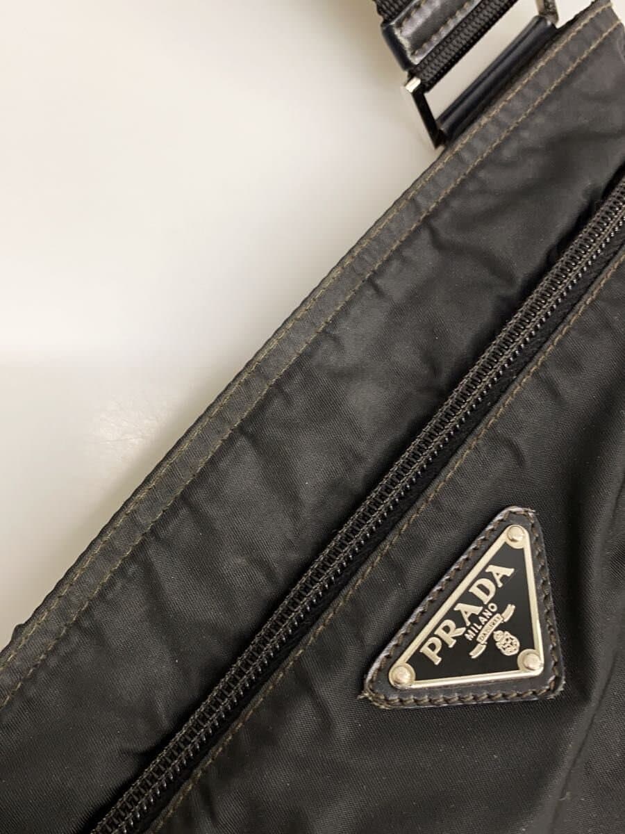 PRADA Shoulder Bag Nylon BLK 1bh978 8