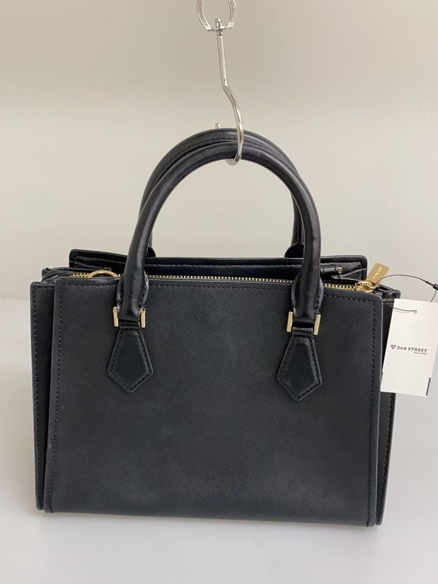 MICHAEL KORS Handbag Leather BLK AC-2104 3