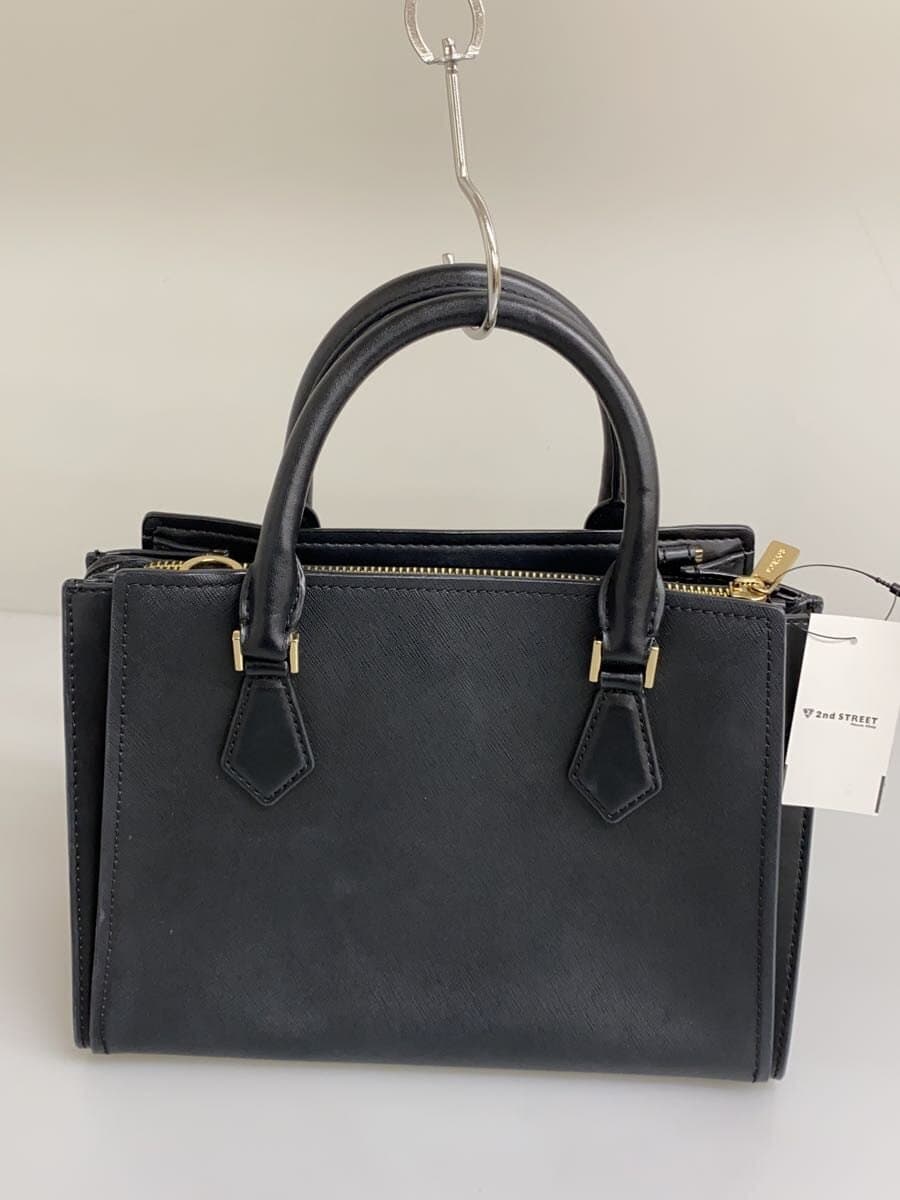 MICHAEL KORS Handbag Leather BLK AC-2104 3
